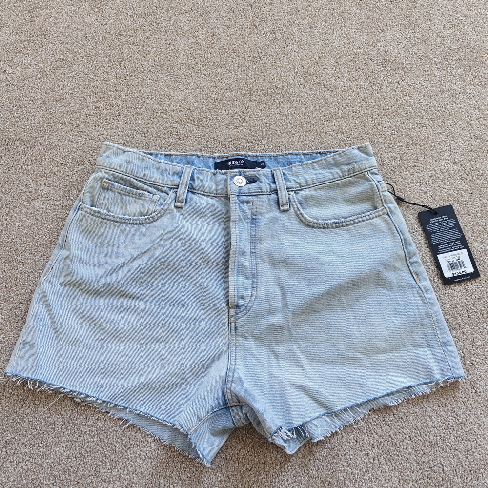 BDG Light Wash Denim High-Rise Women's Shorts